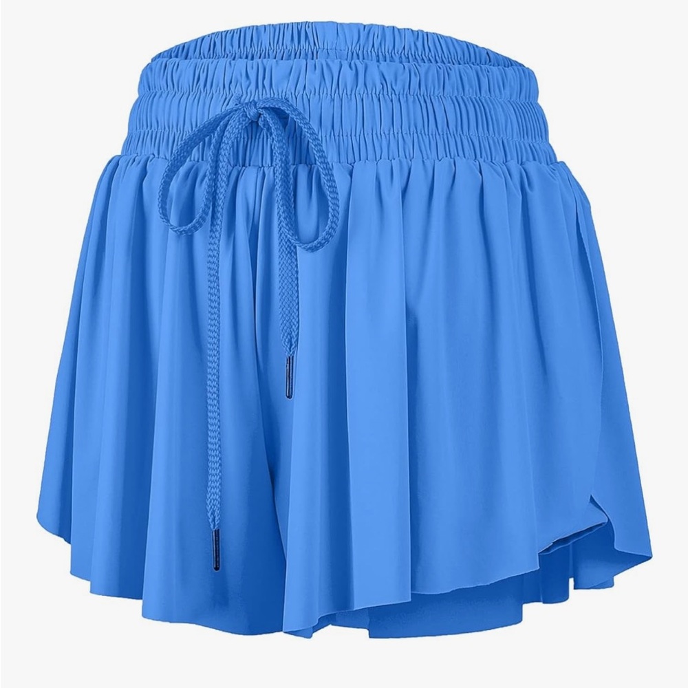 Women's Blue Butterfly Shorts